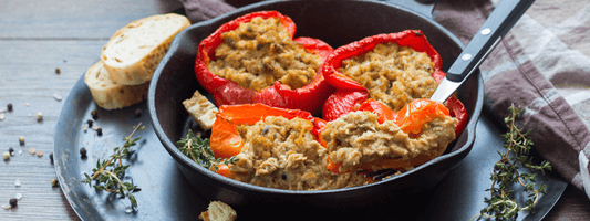Red Peppers Stuffed with Tuna